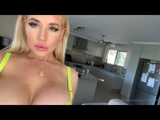 savannah bond creampied on couch onlyfans huge tits big ass milf