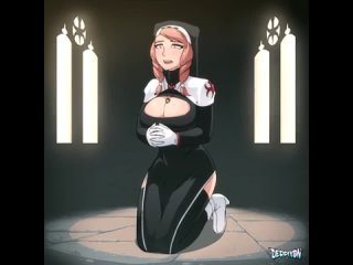 studio derpixon prayers of a nun - prayer nun hentai porn / porno hentai